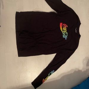 Coca Cola Black Long Sleeve